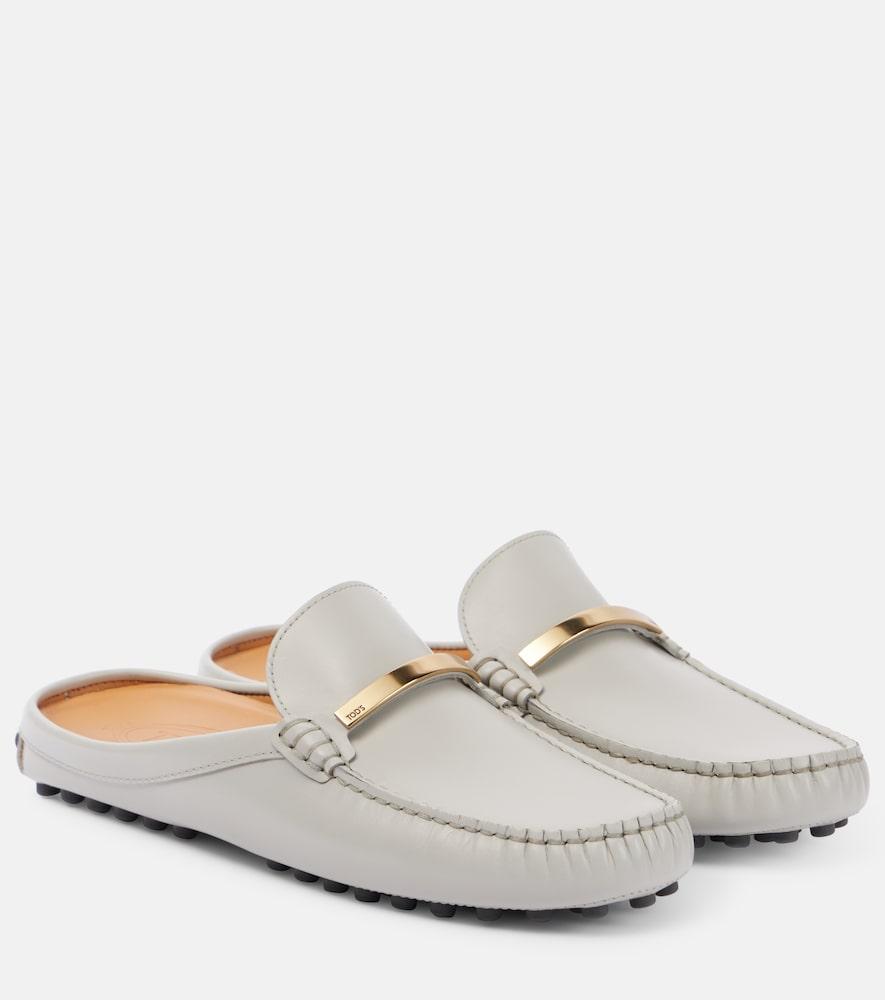 tod's gommino leather mules