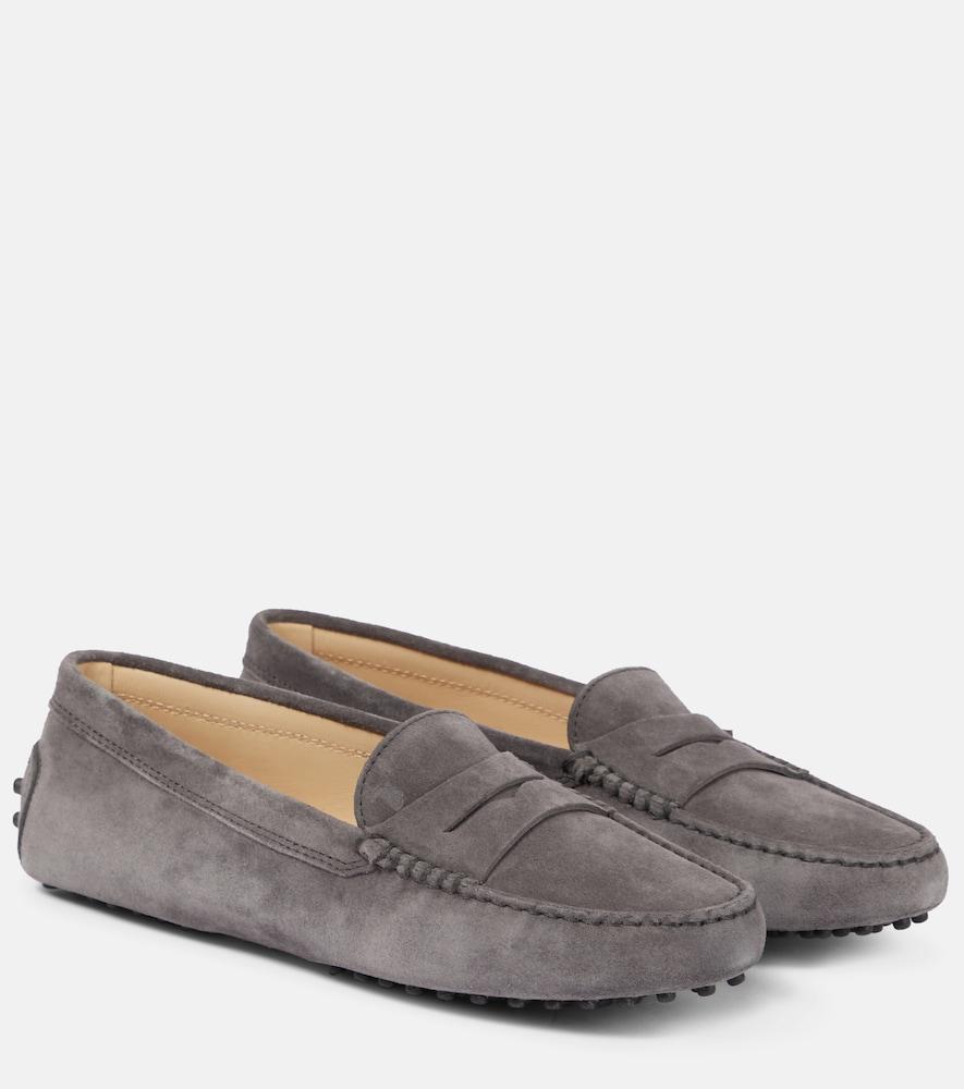 tod's gommino suede loafers