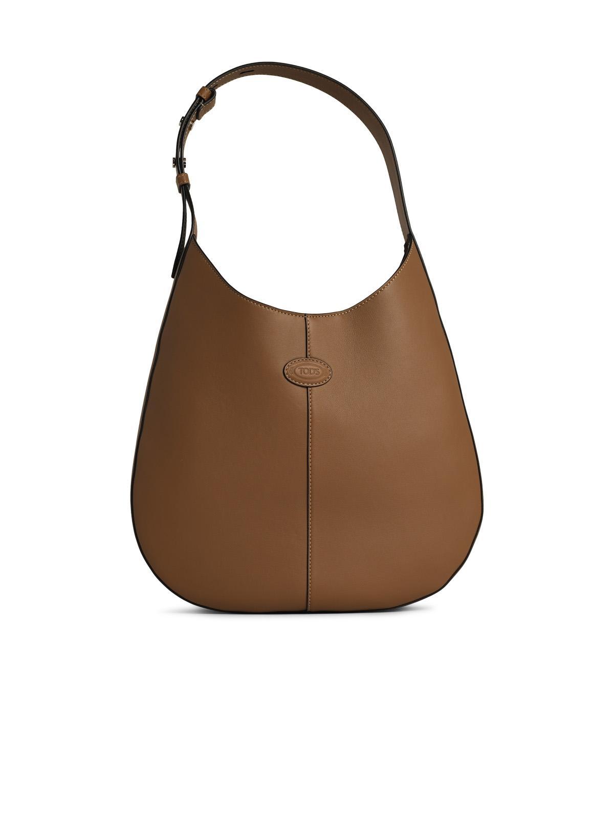 tod's hobo brown leather bag