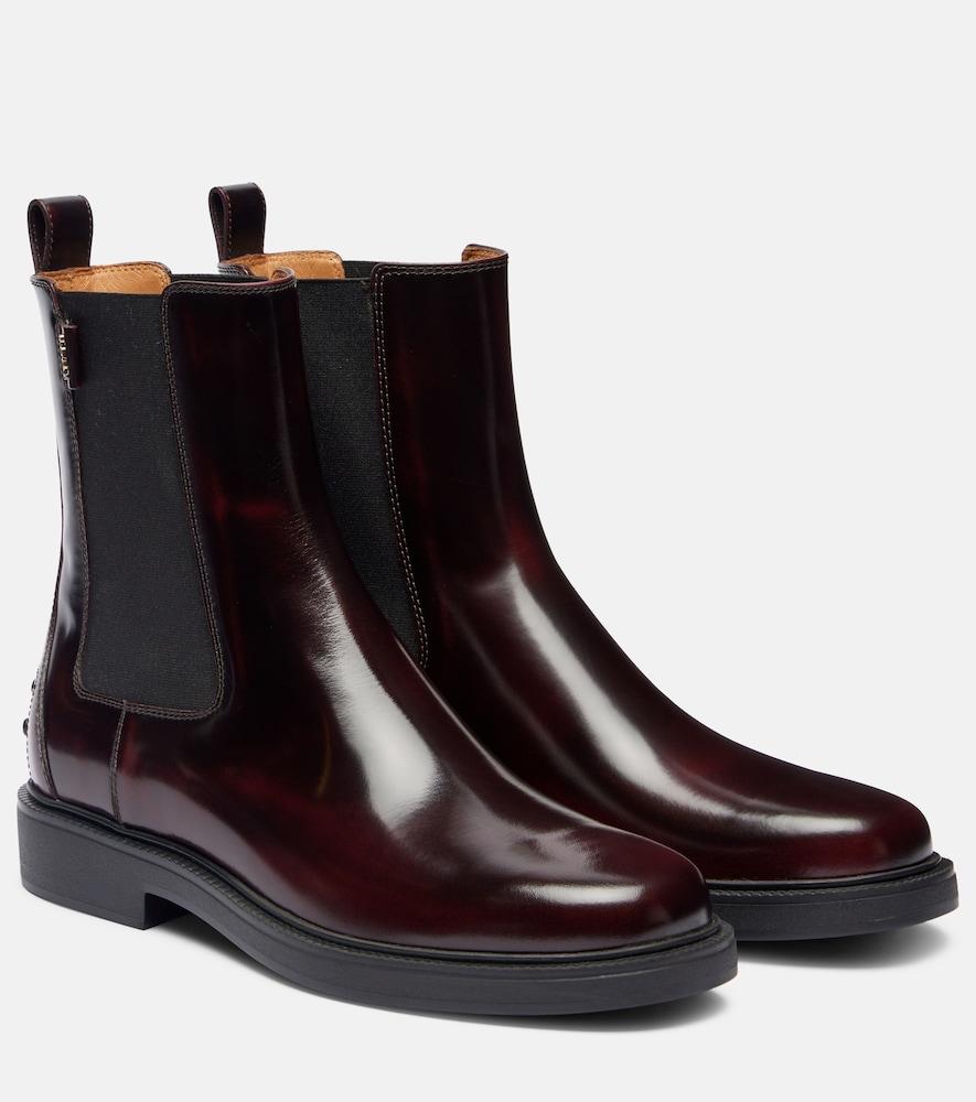 tod's leather ankle boots