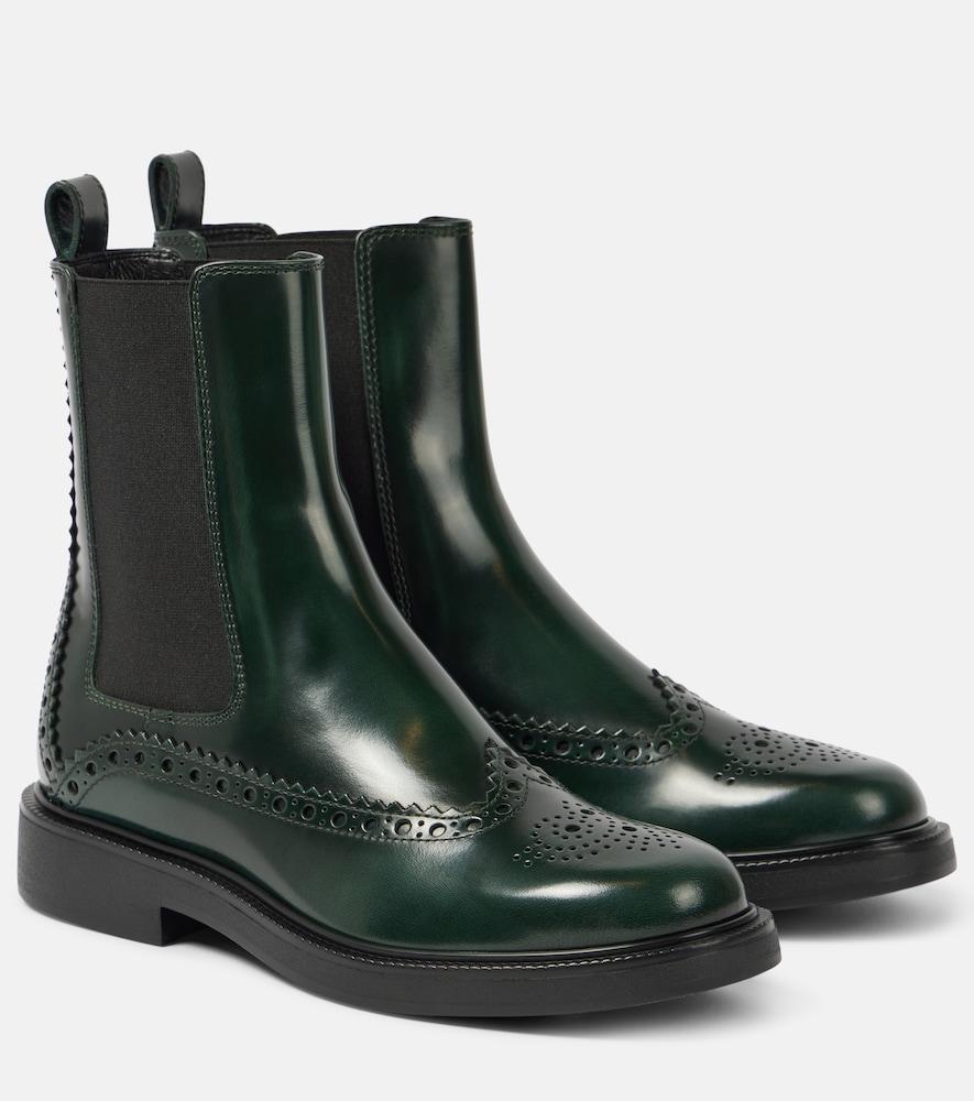 tod's leather chelsea boots