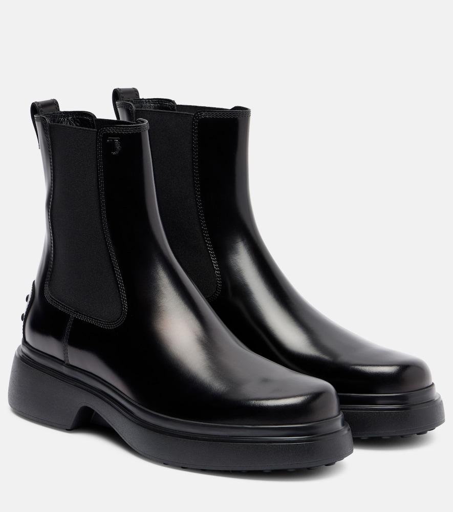 tod's leather chelsea boots