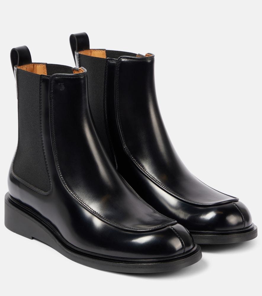 tod's leather chelsea boots