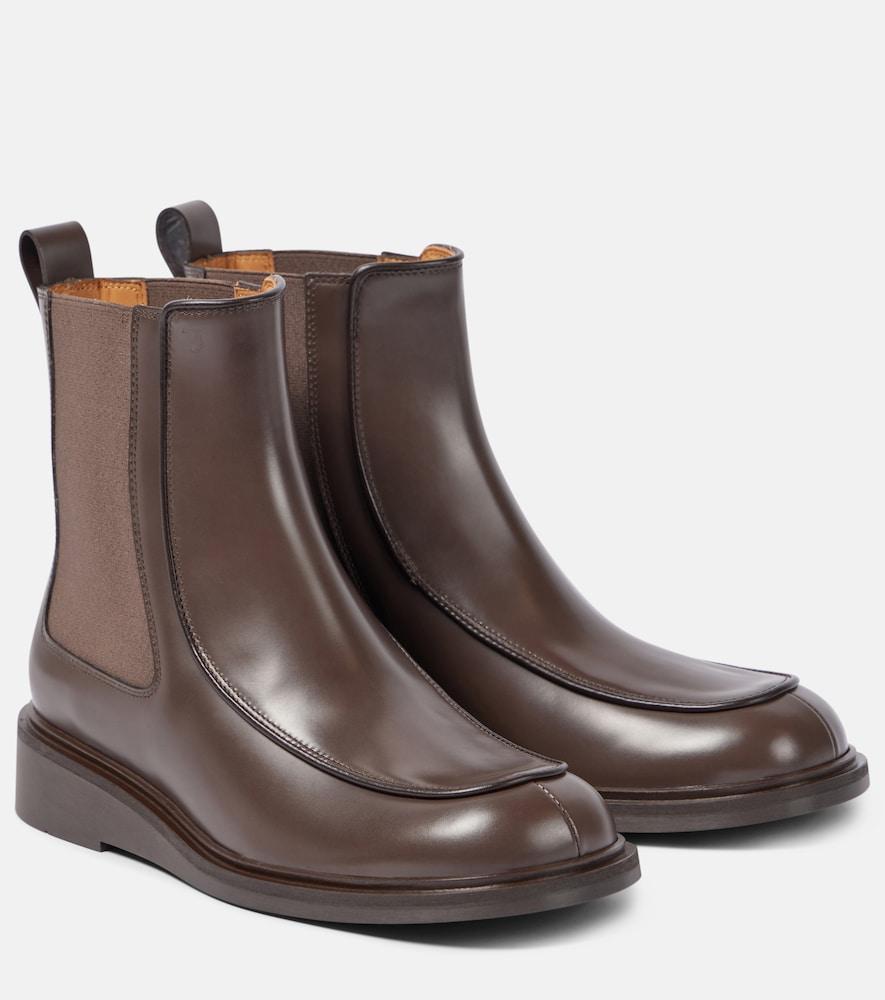 tod's leather chelsea boots
