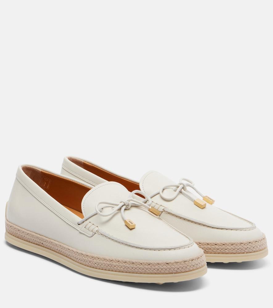 tod's leather loafers