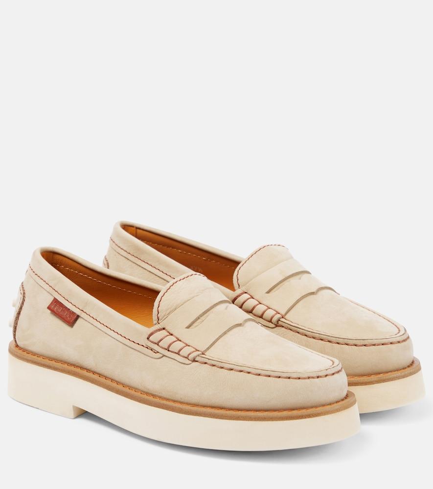 tod's leather loafers