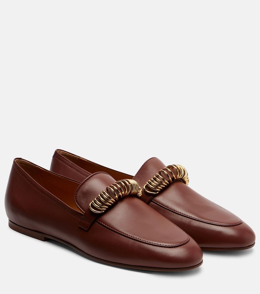tod's leather loafers