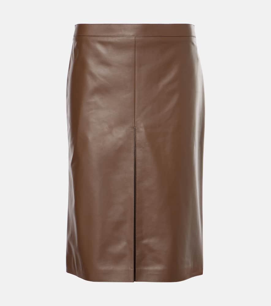 tod's leather pencil skirt