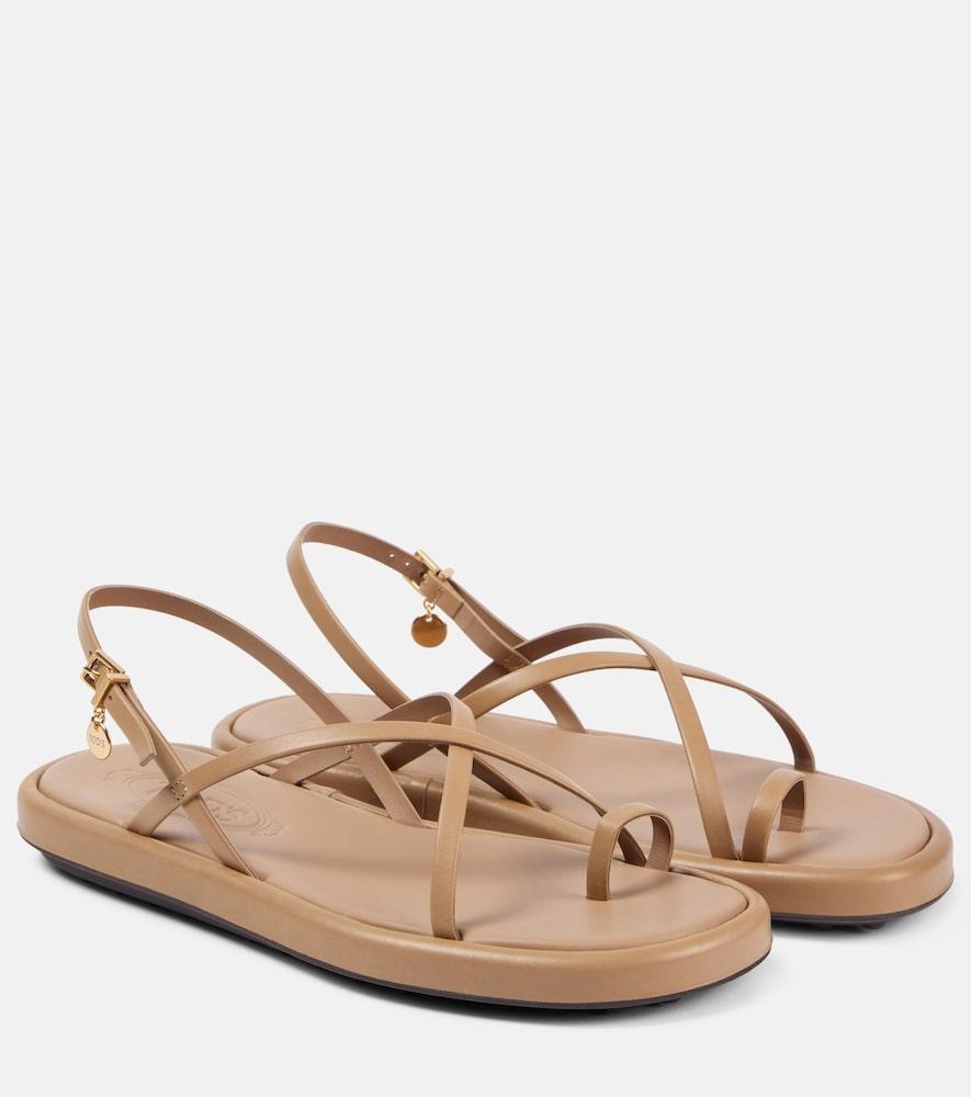 tod's leather sandals