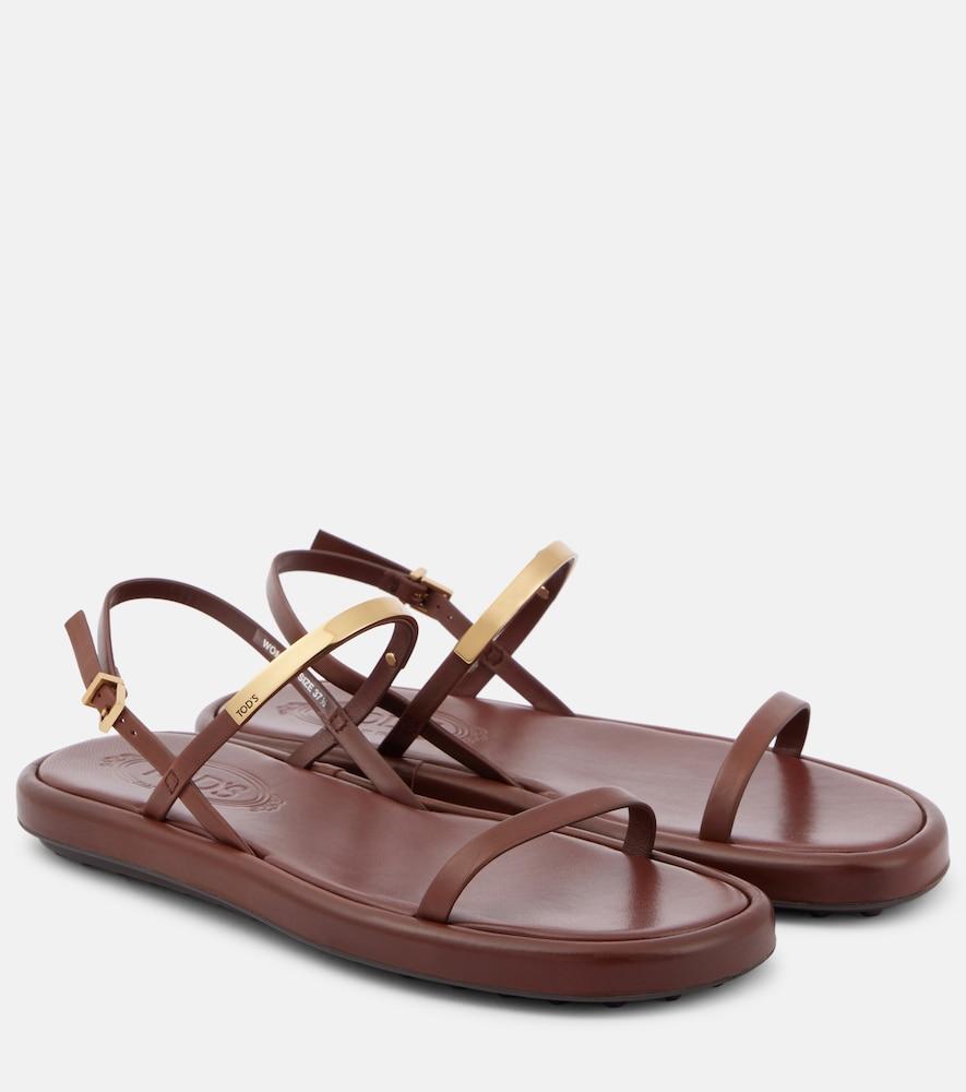 tod's leather sandals