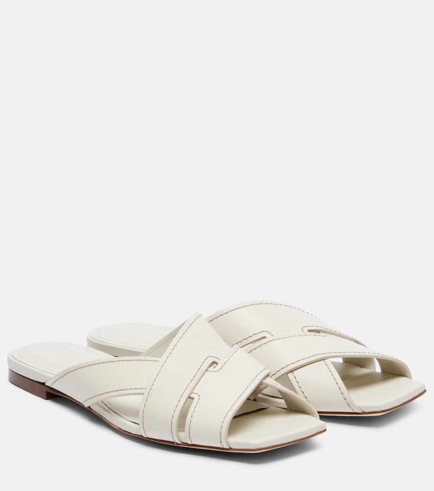 tod's leather sandals