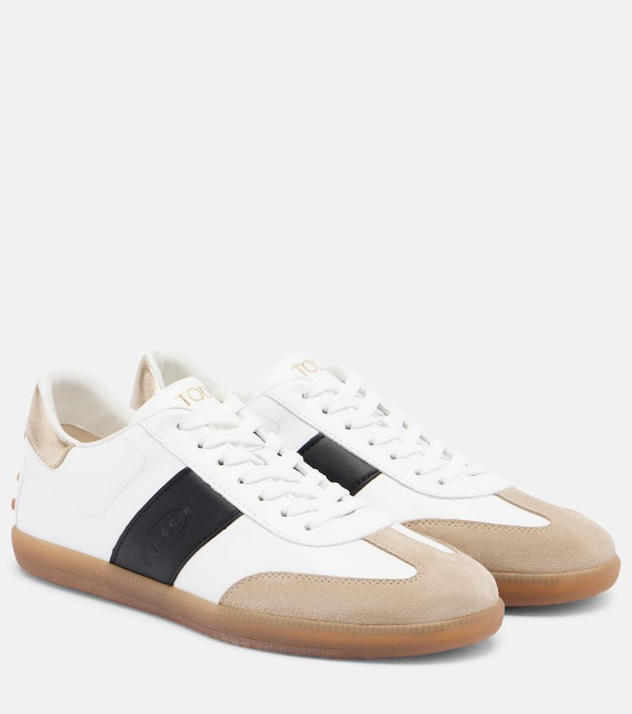 tod's leather sneakers