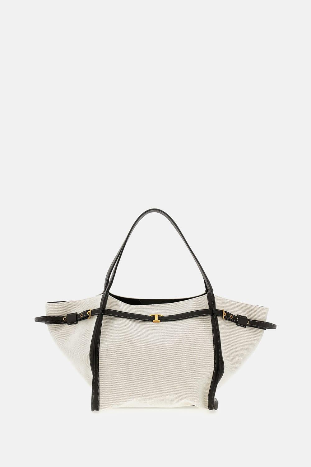 tod's medium fabric shopping bag