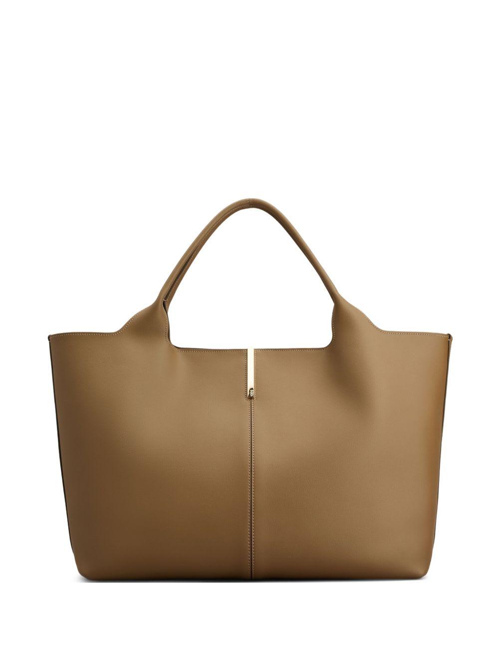 tod's medium leather shopping bag