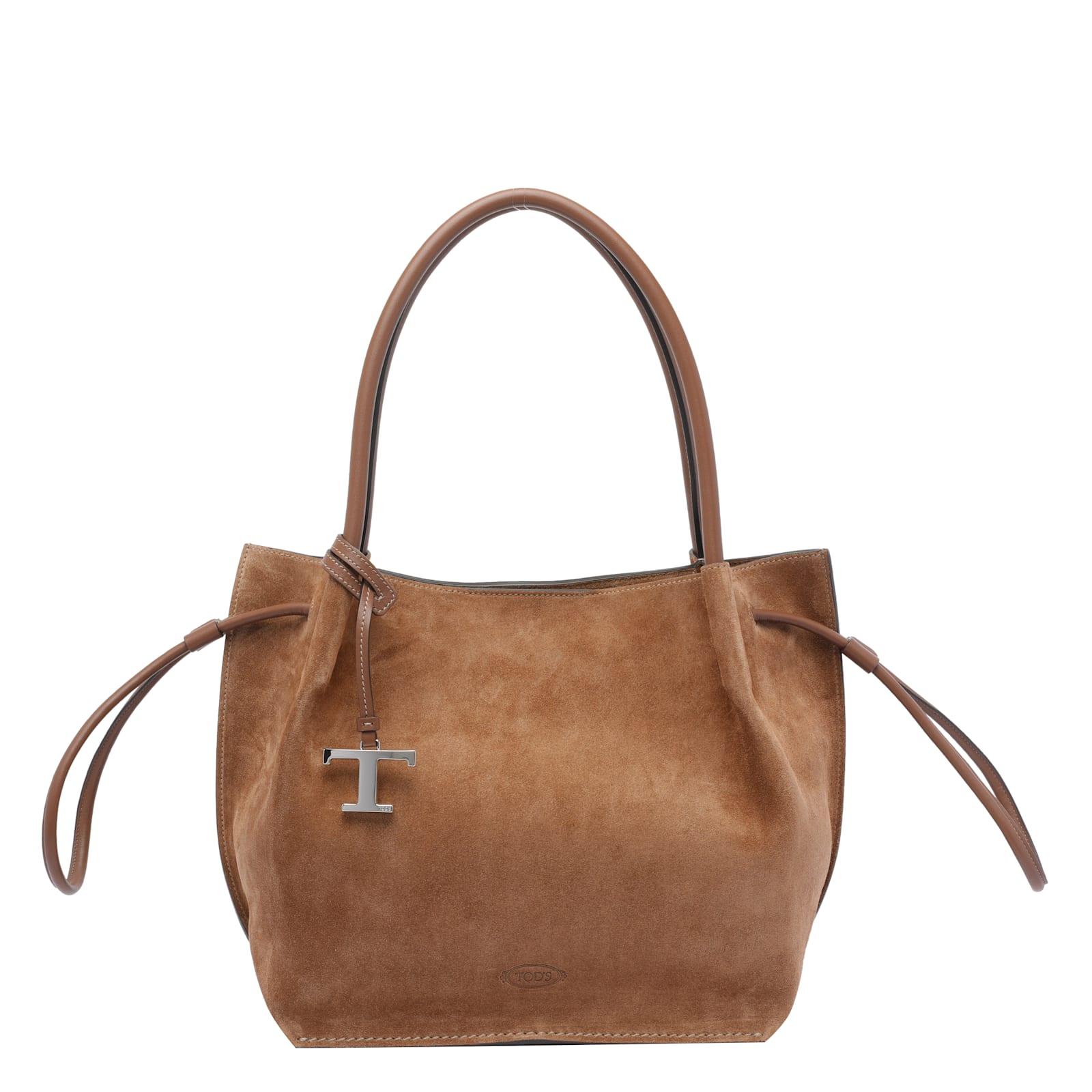 tod's medium suede bucket bag
