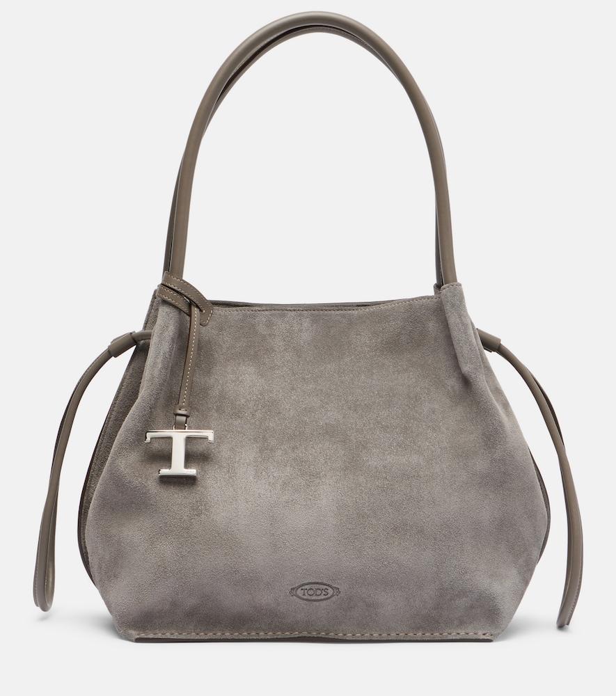 tod's medium suede bucket bag