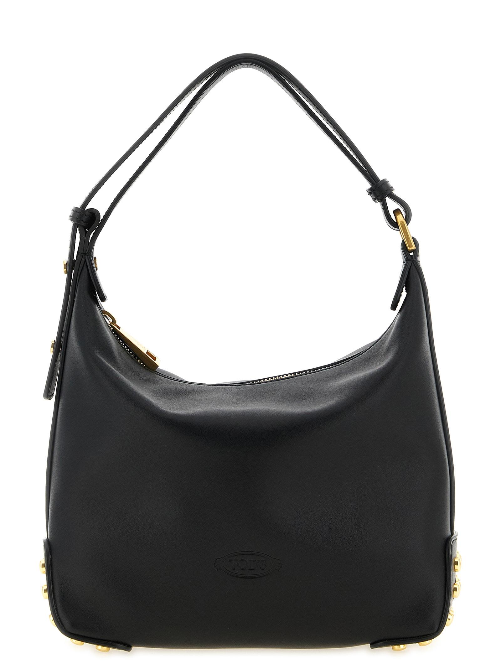tod's metal dots mini shoulder bag
