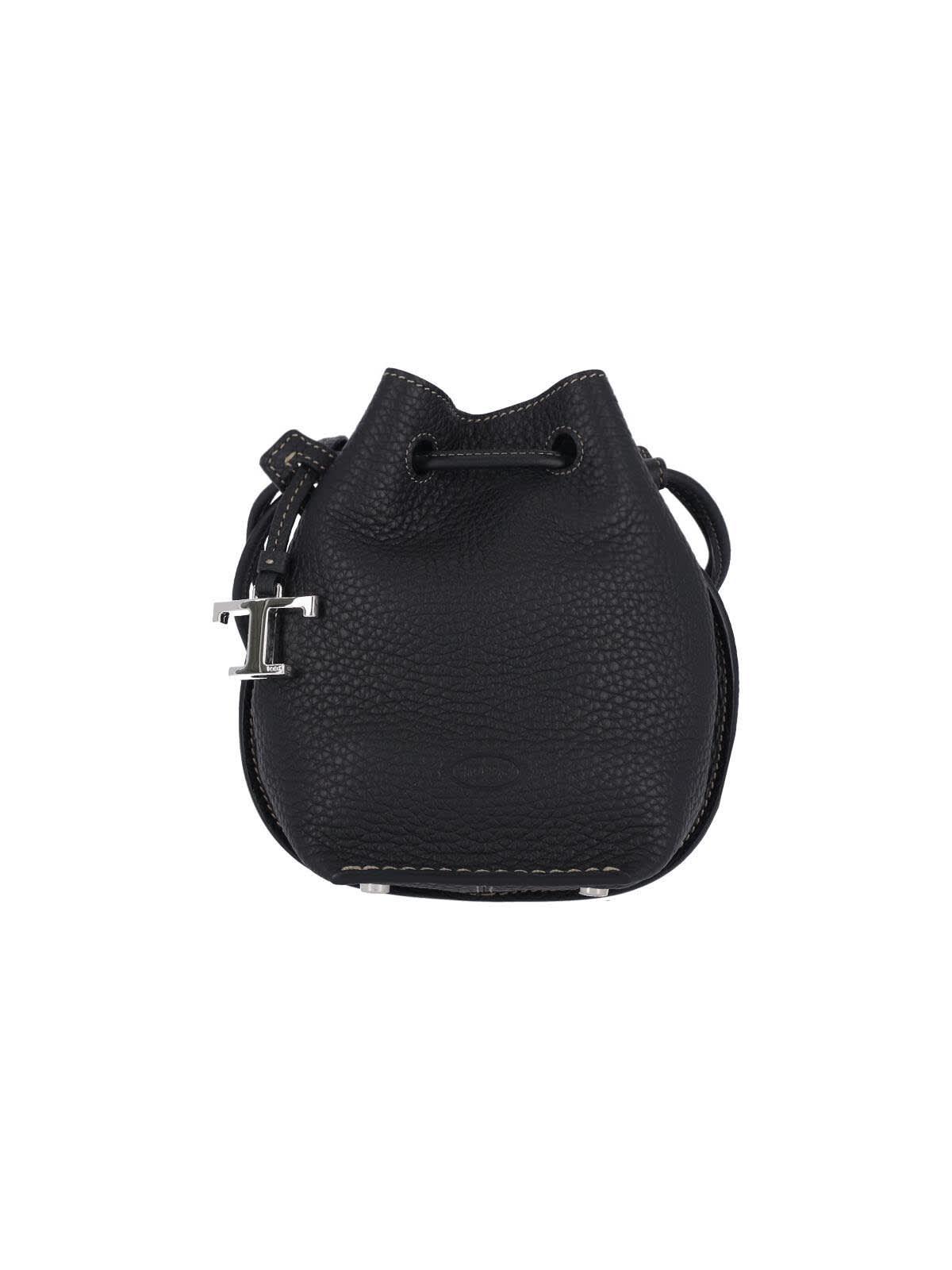 tod's micro logo bucket bag