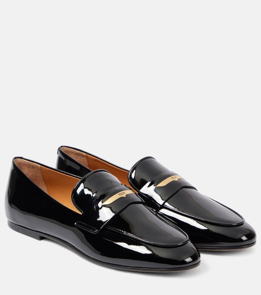 tod's patent leather loafers