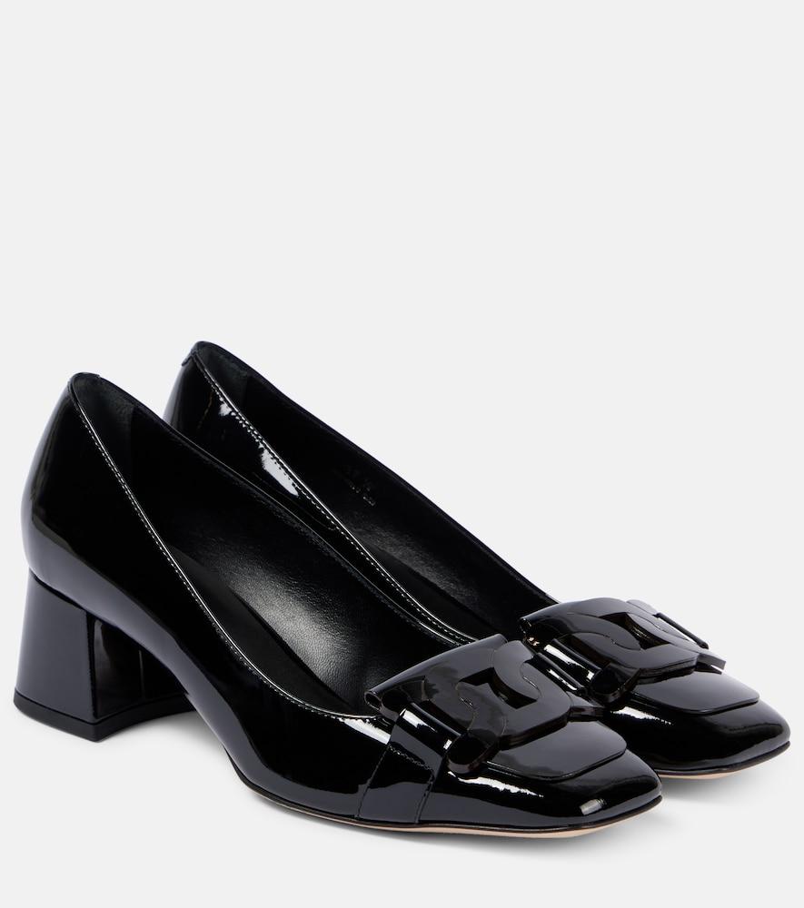 tod's patent leather pumps