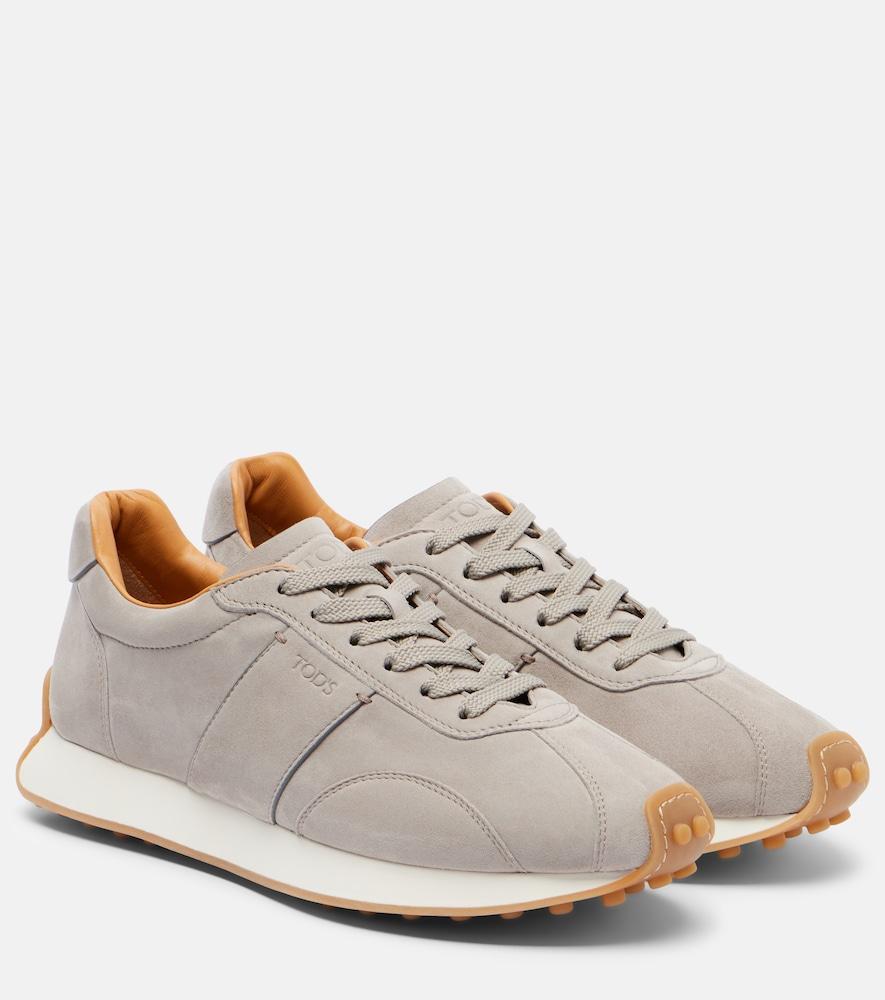 tod's runner suede sneakers
