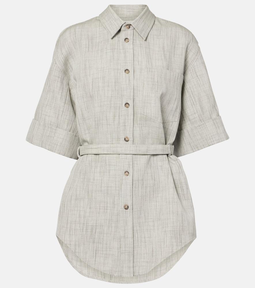tod's silk, wool, and cotton shirt