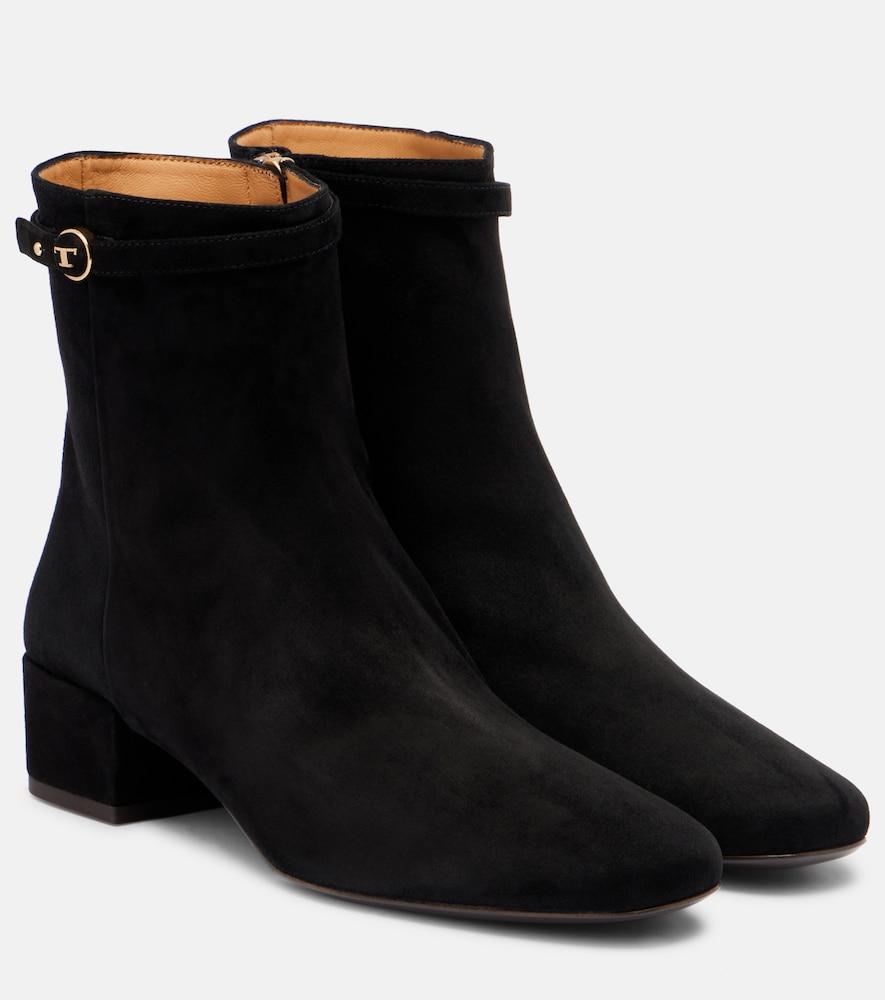 tod's suede ankle boots