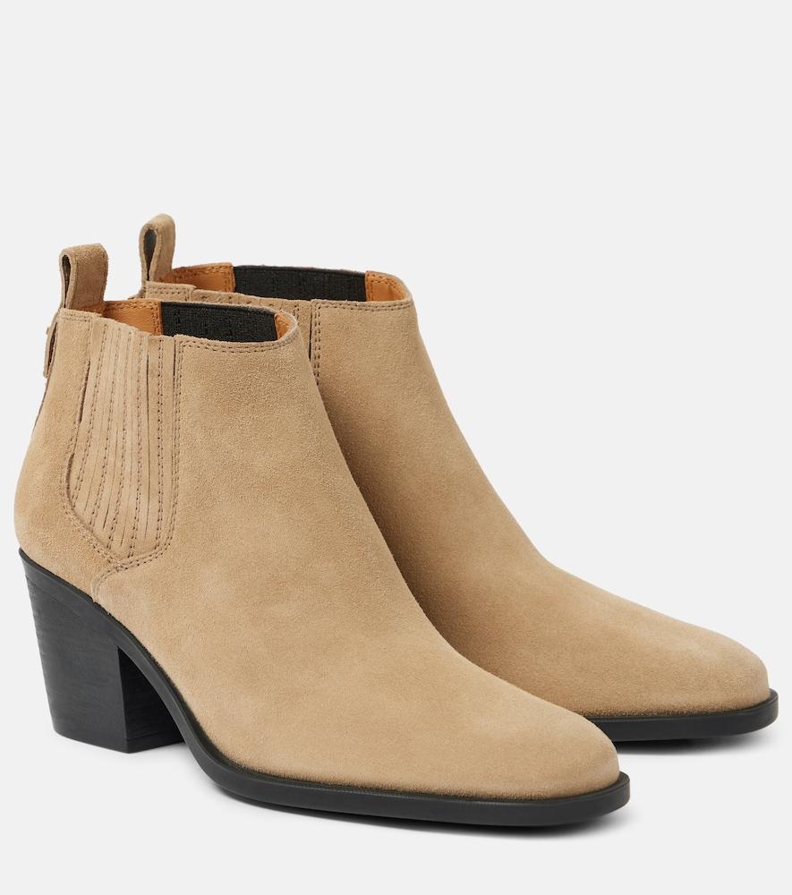 tod's suede ankle boots