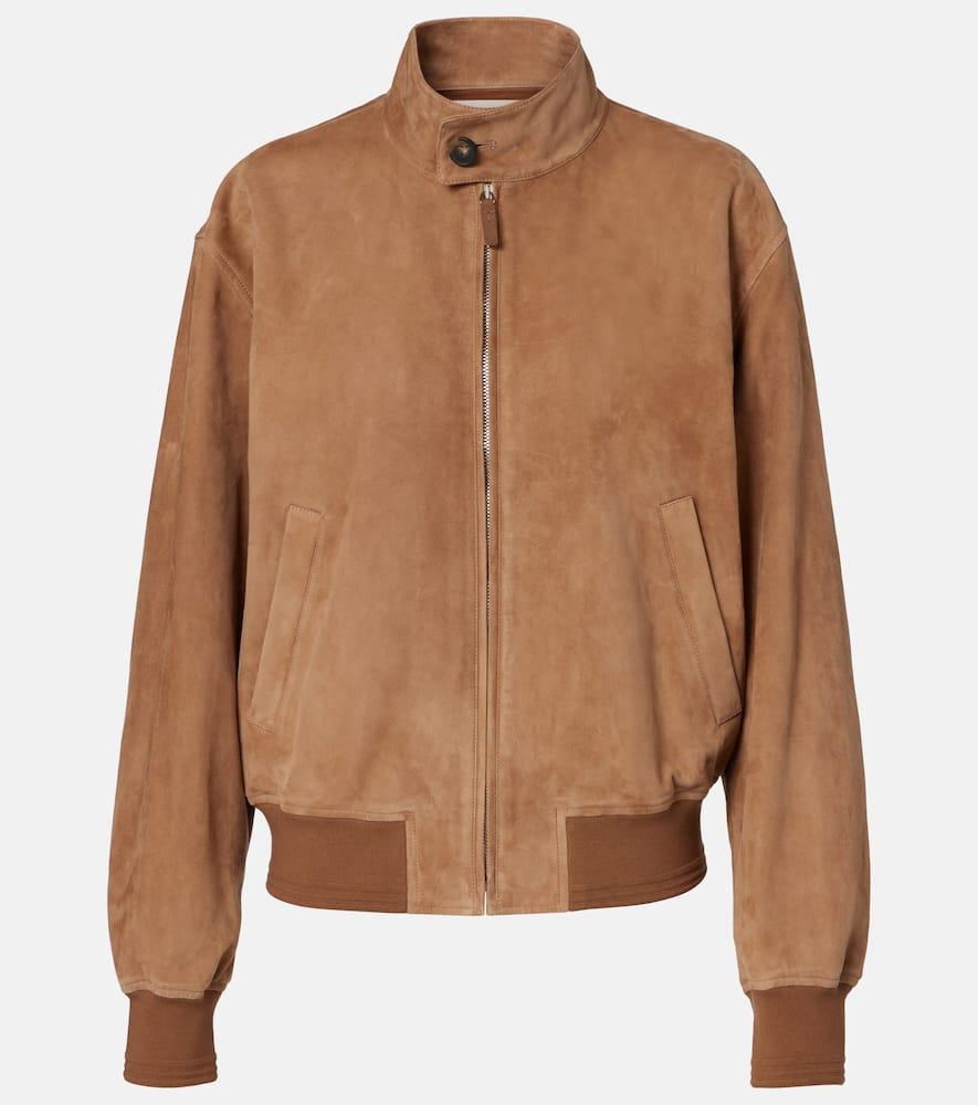 tod's suede bomber jacket