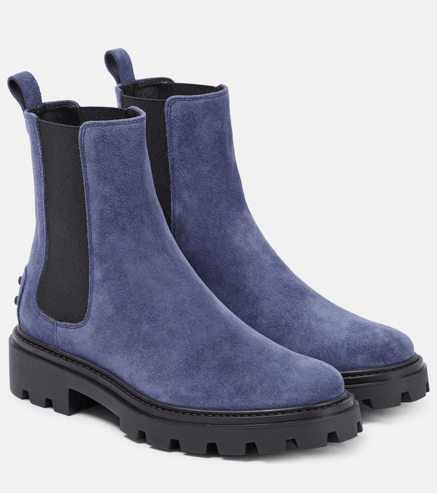 tod's suede chelsea boots