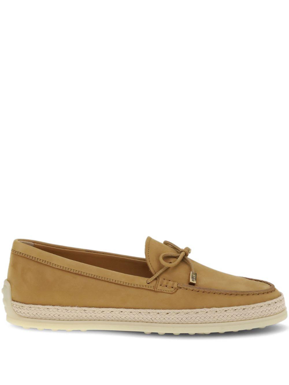 tod's suede leather loafers