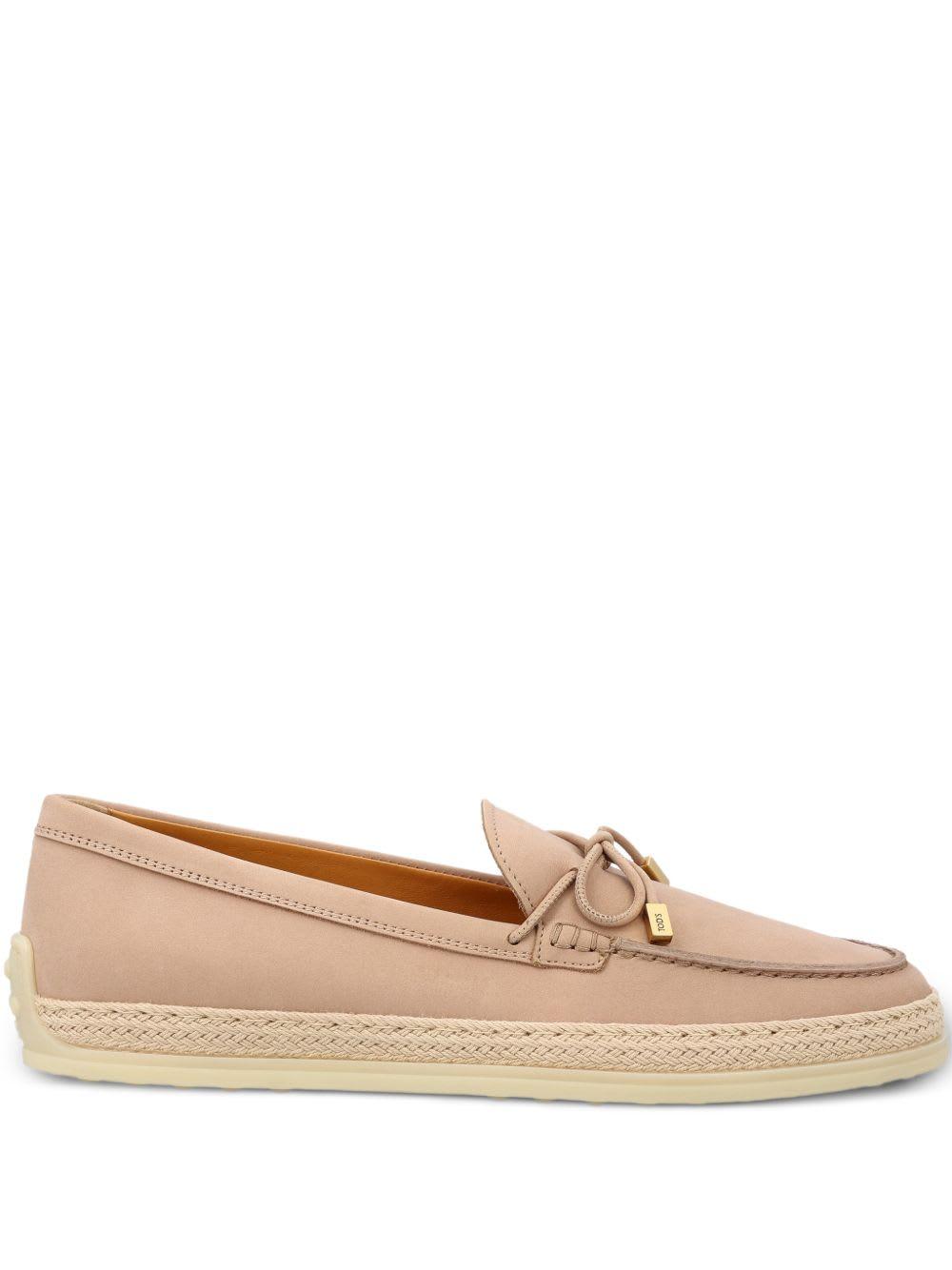 tod's suede leather loafers