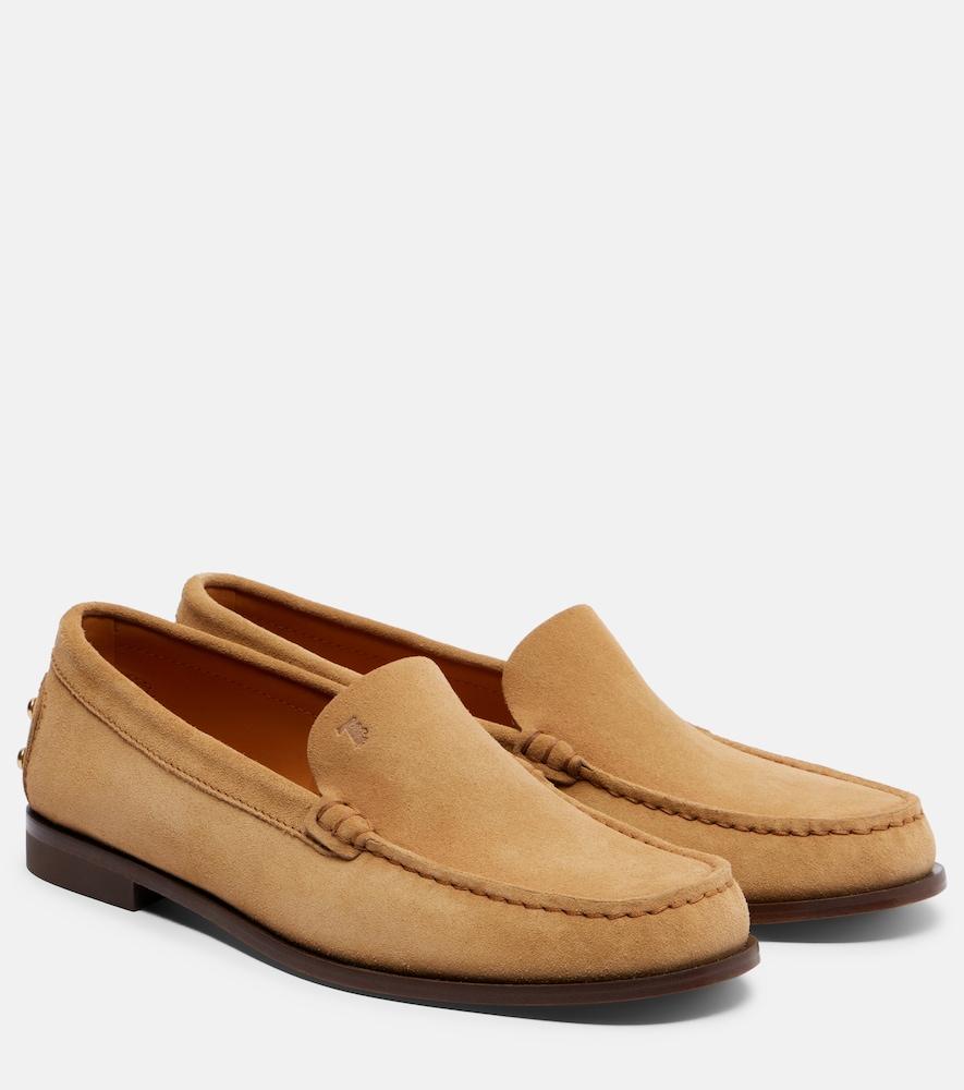 tod's suede loafers