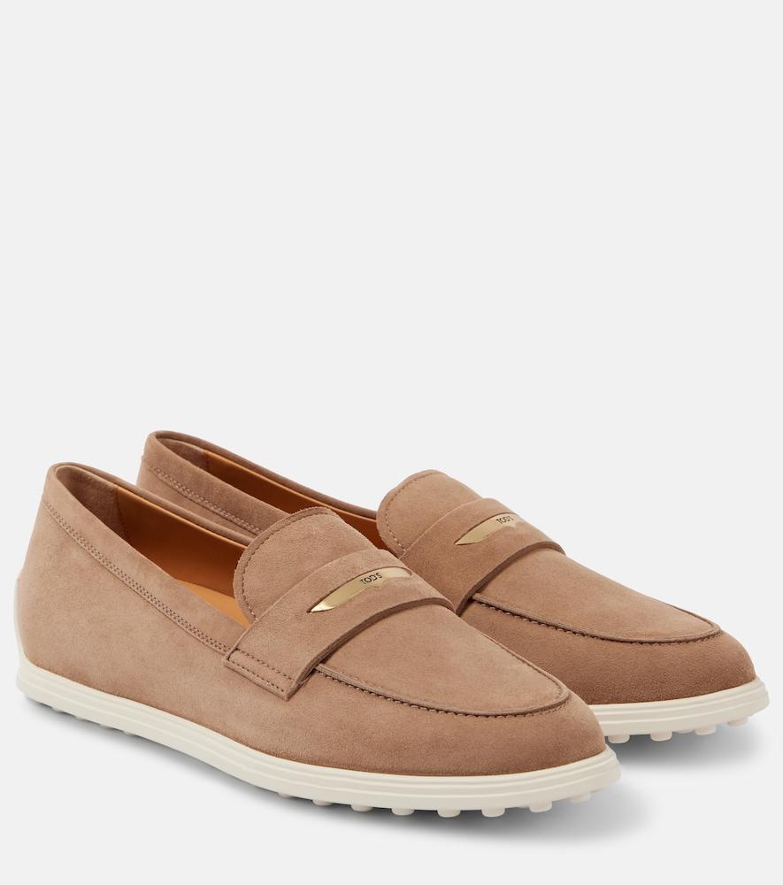 tod's suede loafers