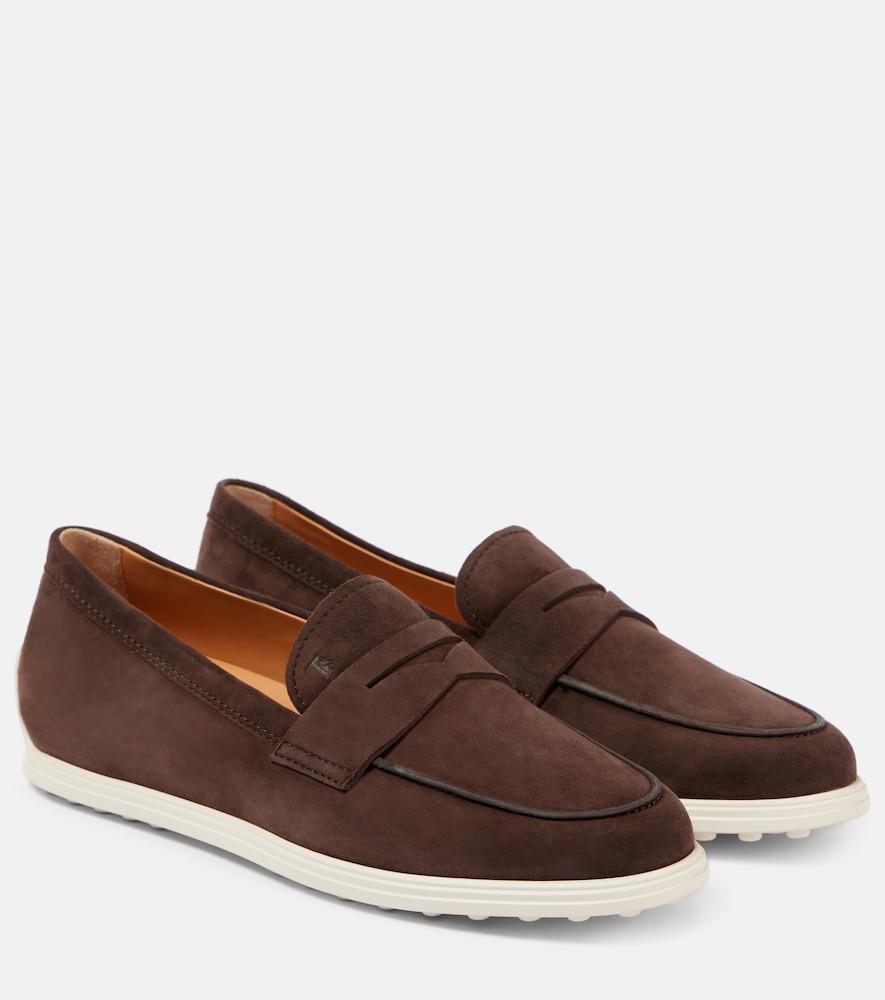tod's suede loafers