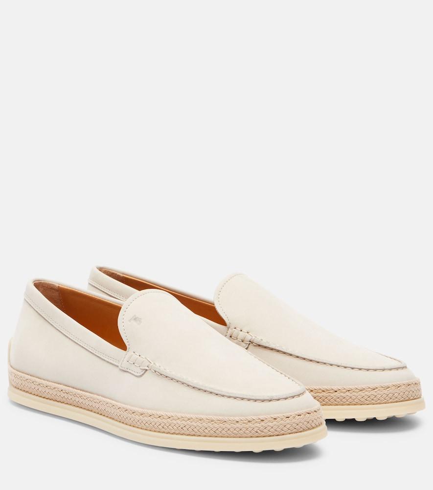 tod's suede loafers