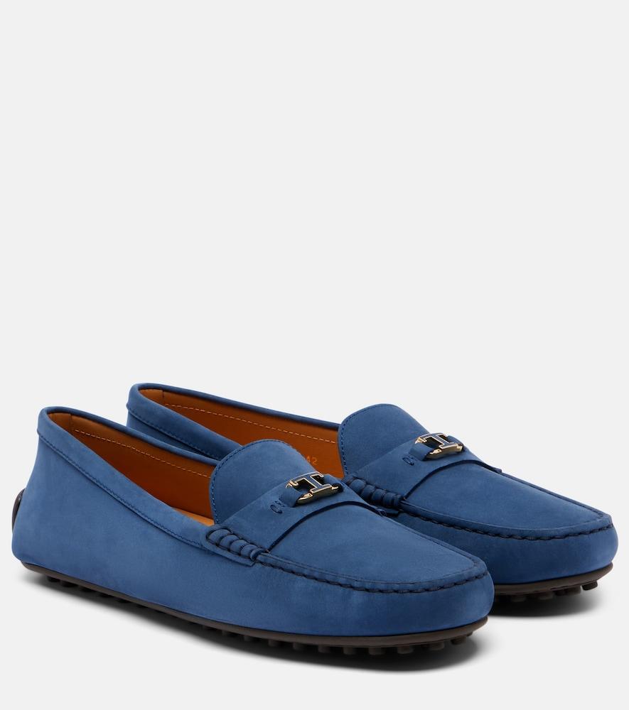 tod's suede loafers
