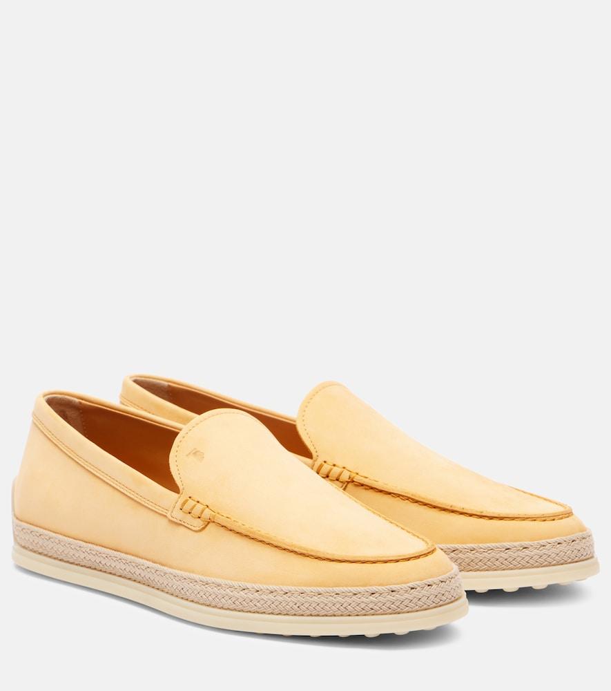 tod's suede loafers