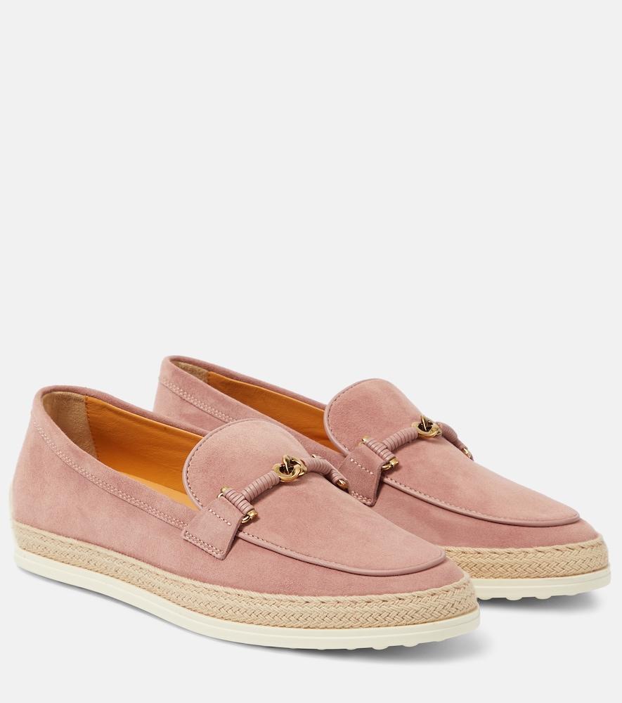 tod's suede loafers