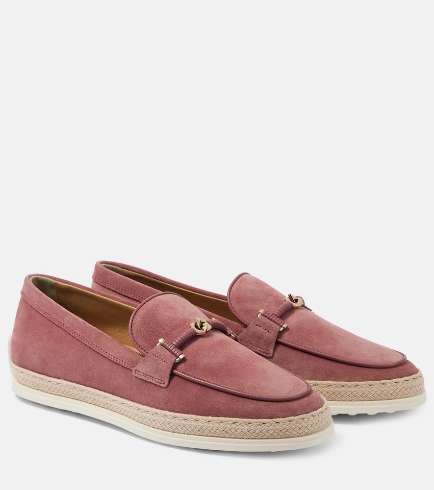 tod's suede loafers