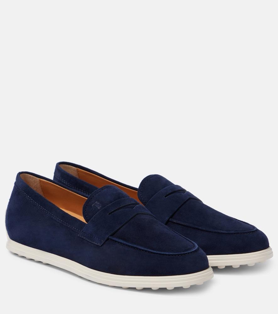 tod's suede loafers