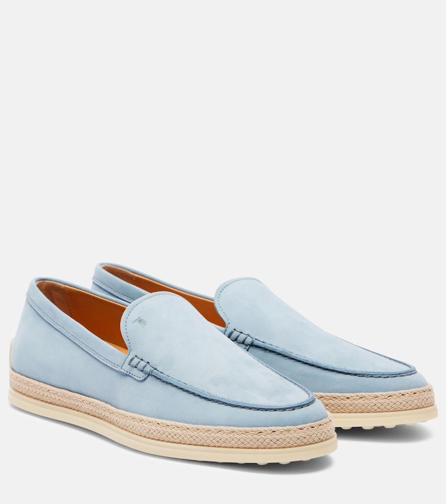 tod's suede loafers