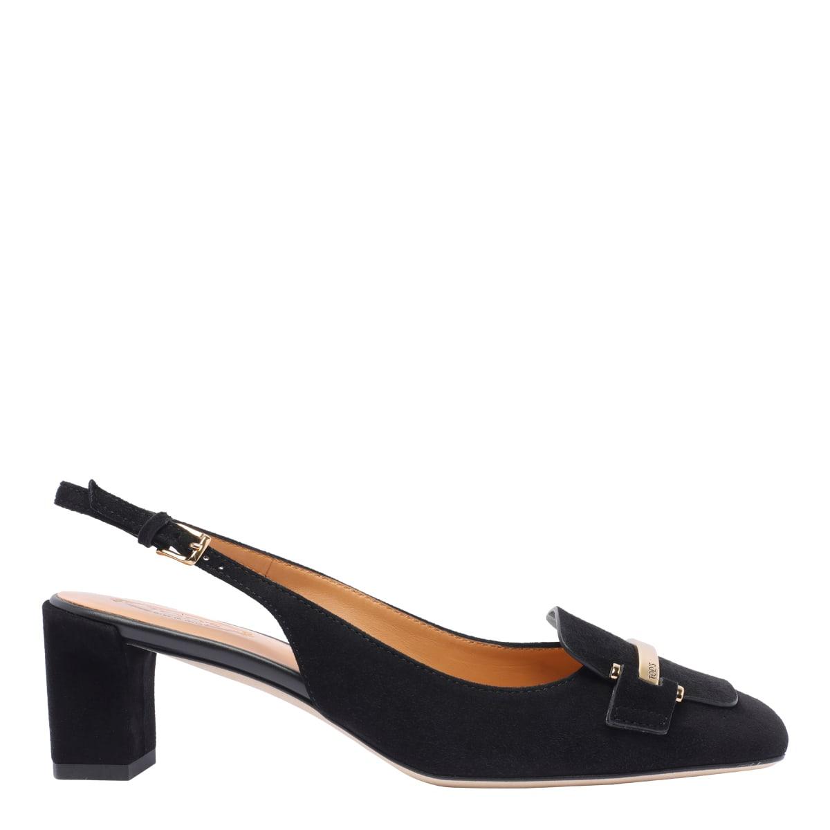 tod's suede slingback pumps