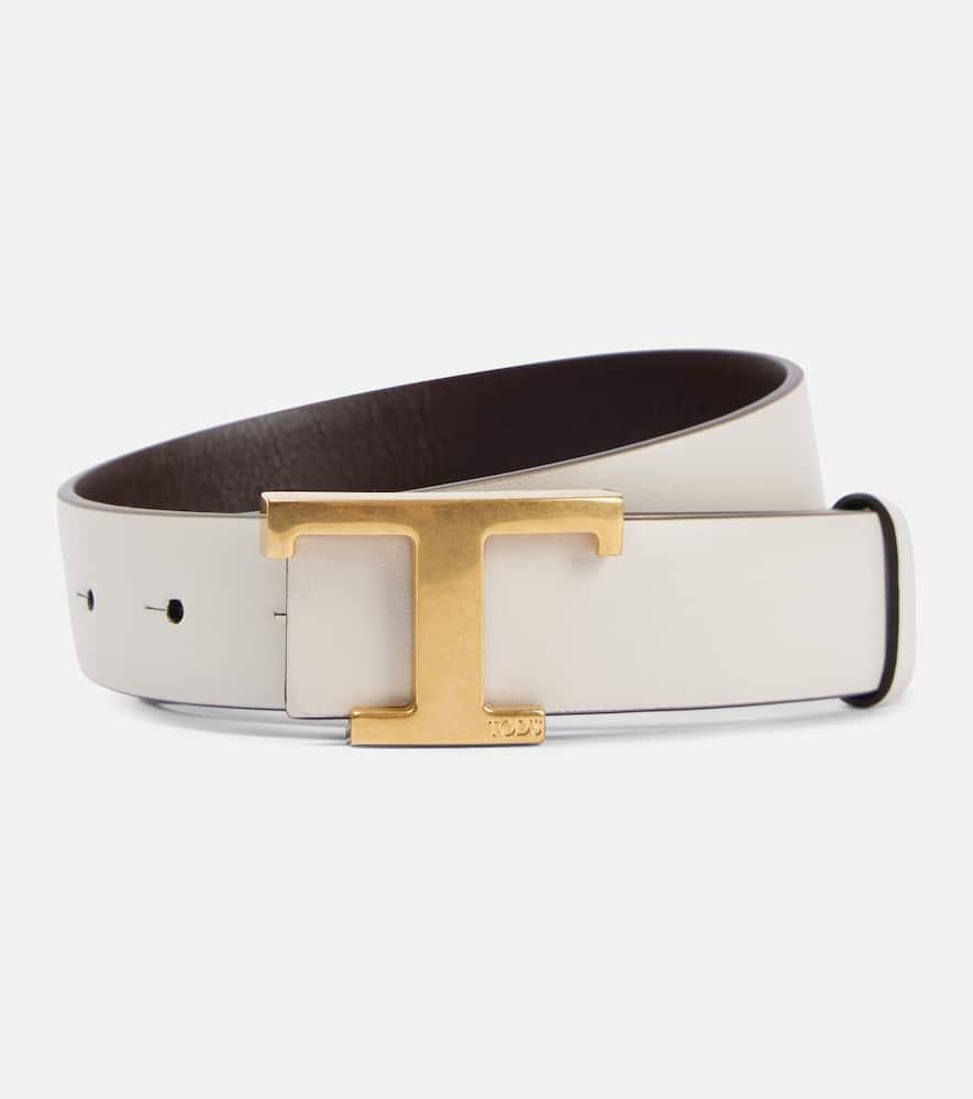 tod's t timeless reversible leather belt