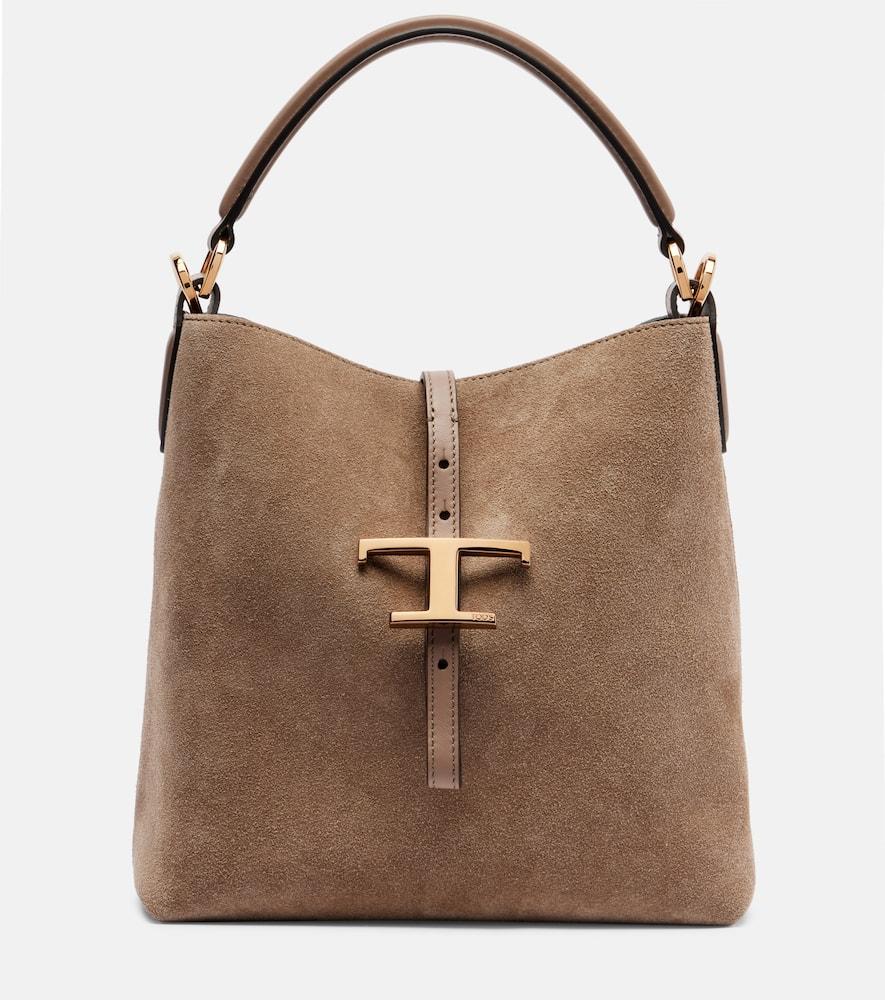 tod's t timeless suede tote bag