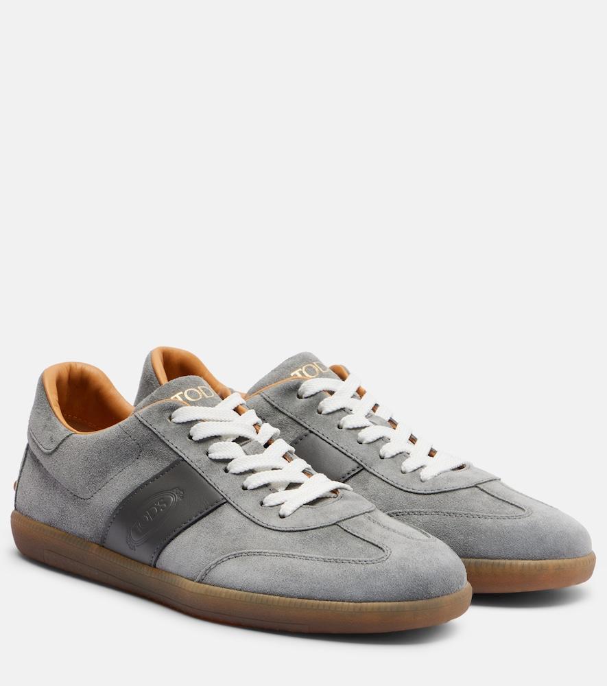 tod's tabs suede sneakers