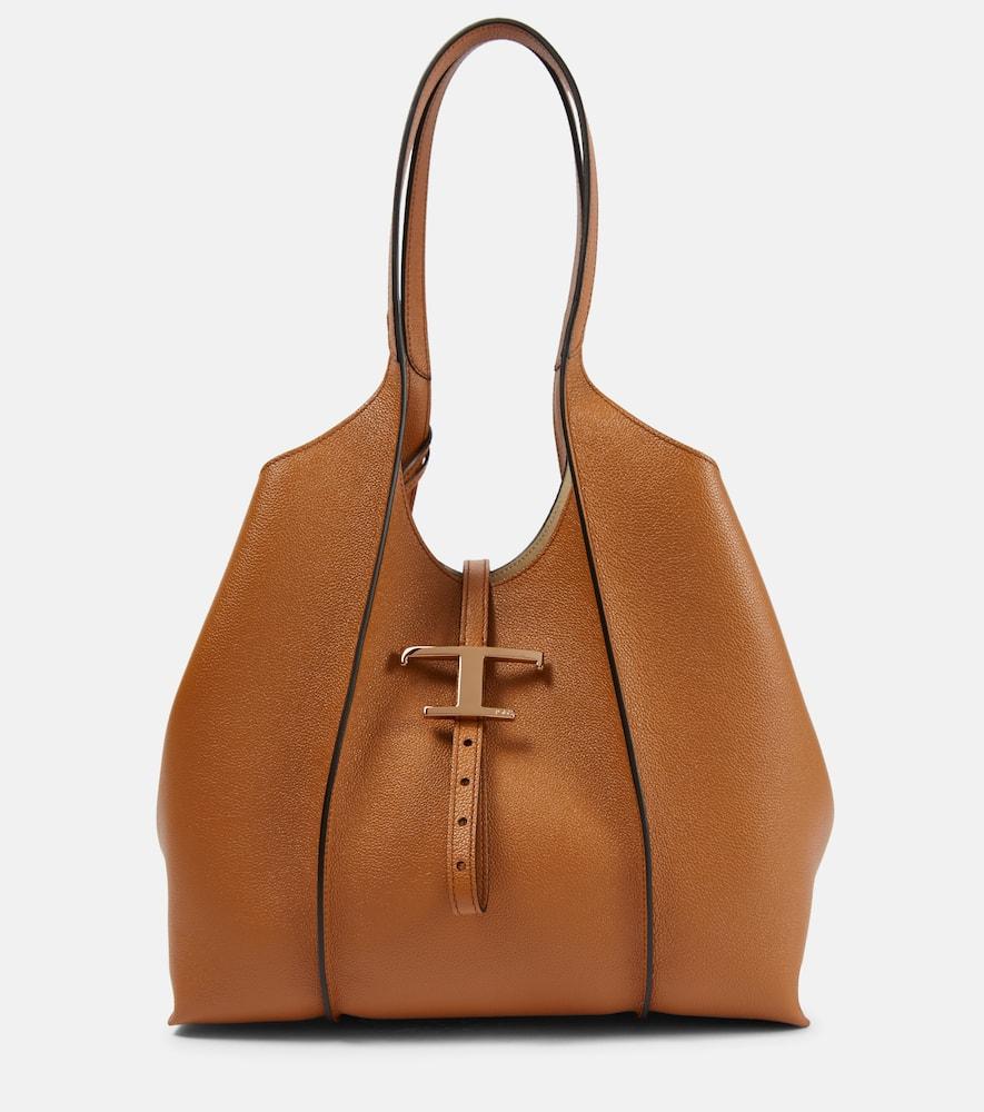 tod's timeless medium leather tote bag