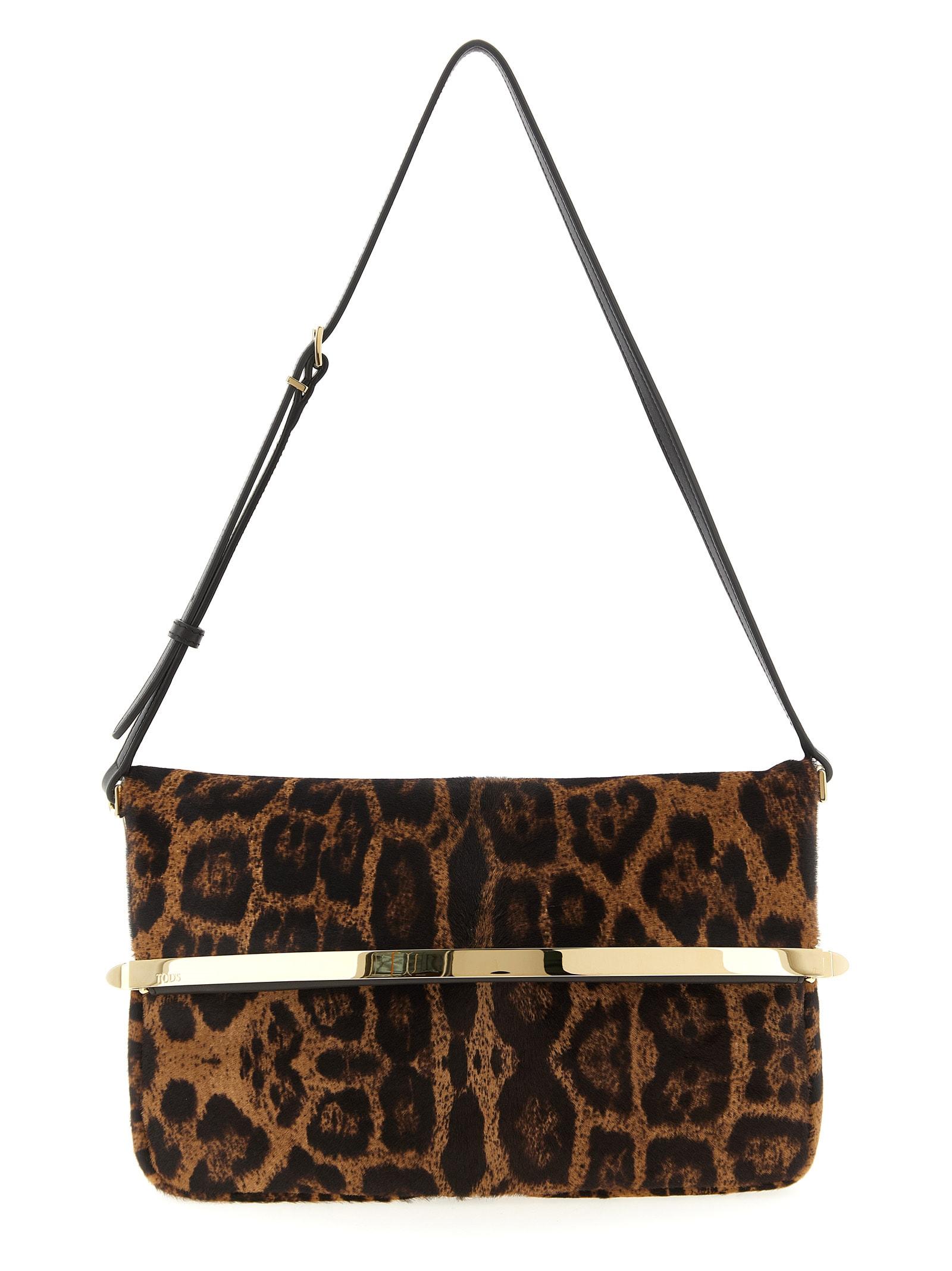 tod's tod s magenta bag flap shoulder bag