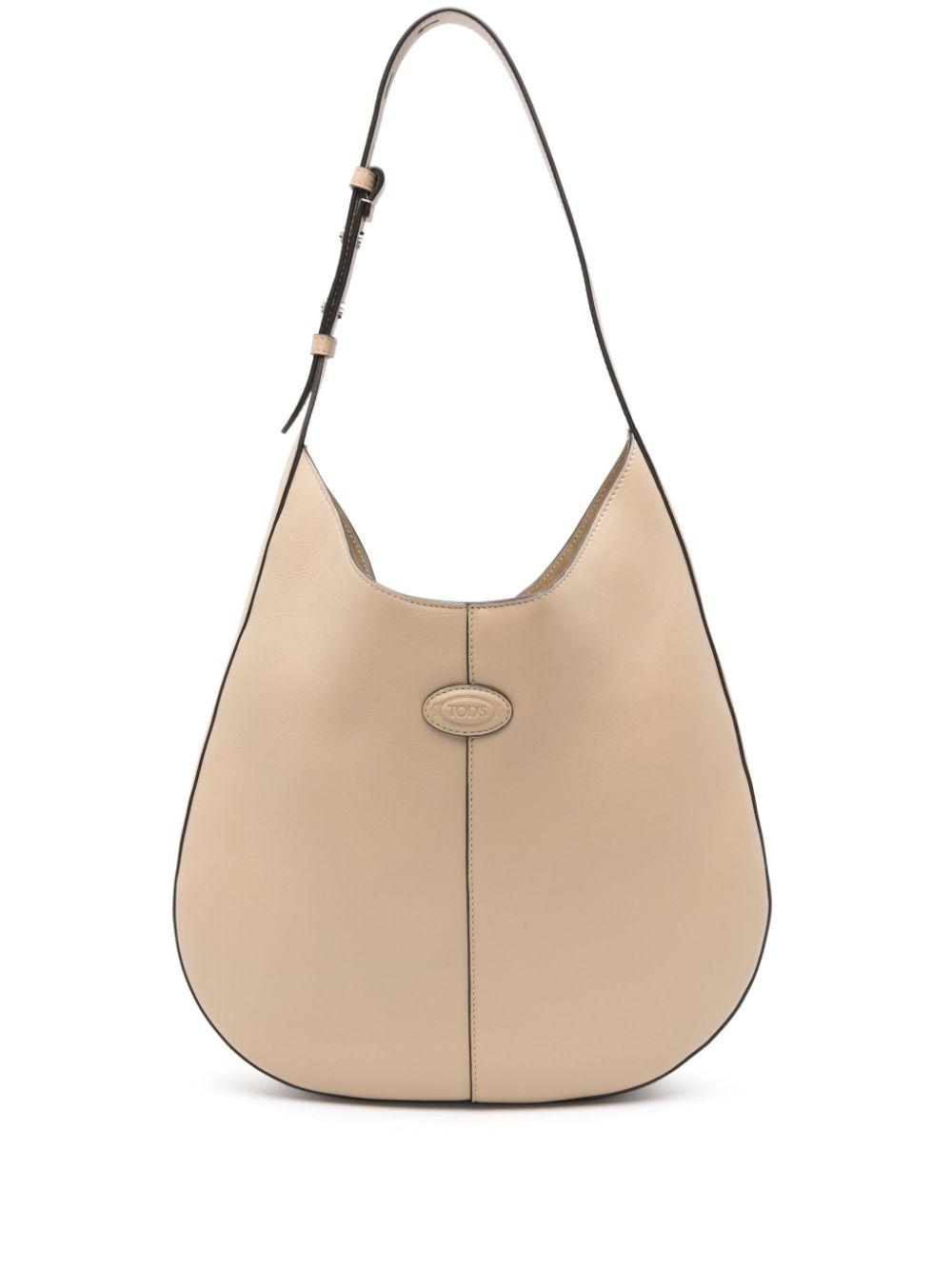 tod's tods bags beige calf leather - women
