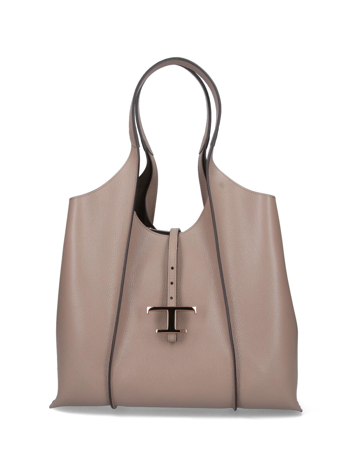 tod's tods bags beige outer: calf leather - women